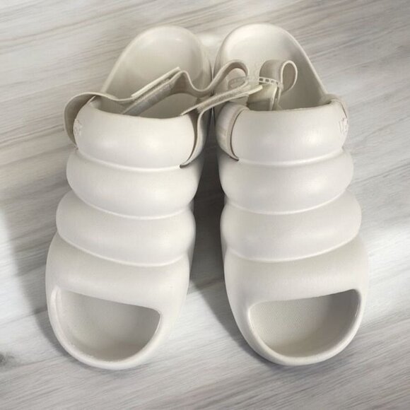 NWT UGG Aww Yeah Eva Platform Slide Sandals Bright White Size 8 - Picture 6 of 11